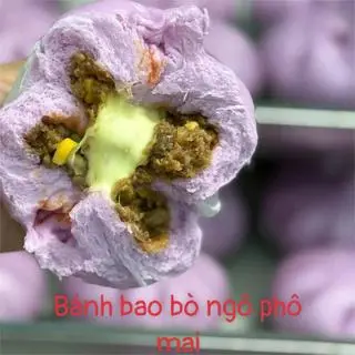 Hình ảnh Bánh bao bò ngô phô mai 