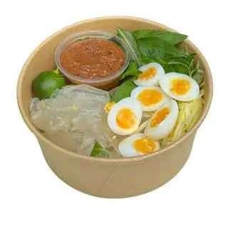Hình ảnh Bánh tráng chấm sốt muối tắc trứng cút lòng đào