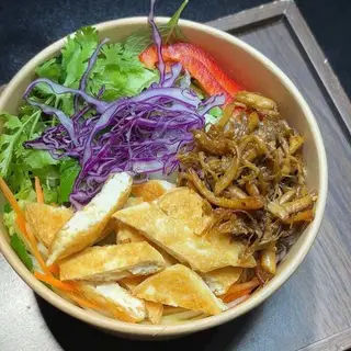 Hình ảnh Bún lứt trộn nấm nướng