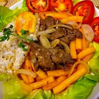 Hình ảnh Nui xào bò trứng