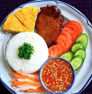 Hình ảnh Cơm sườn chả