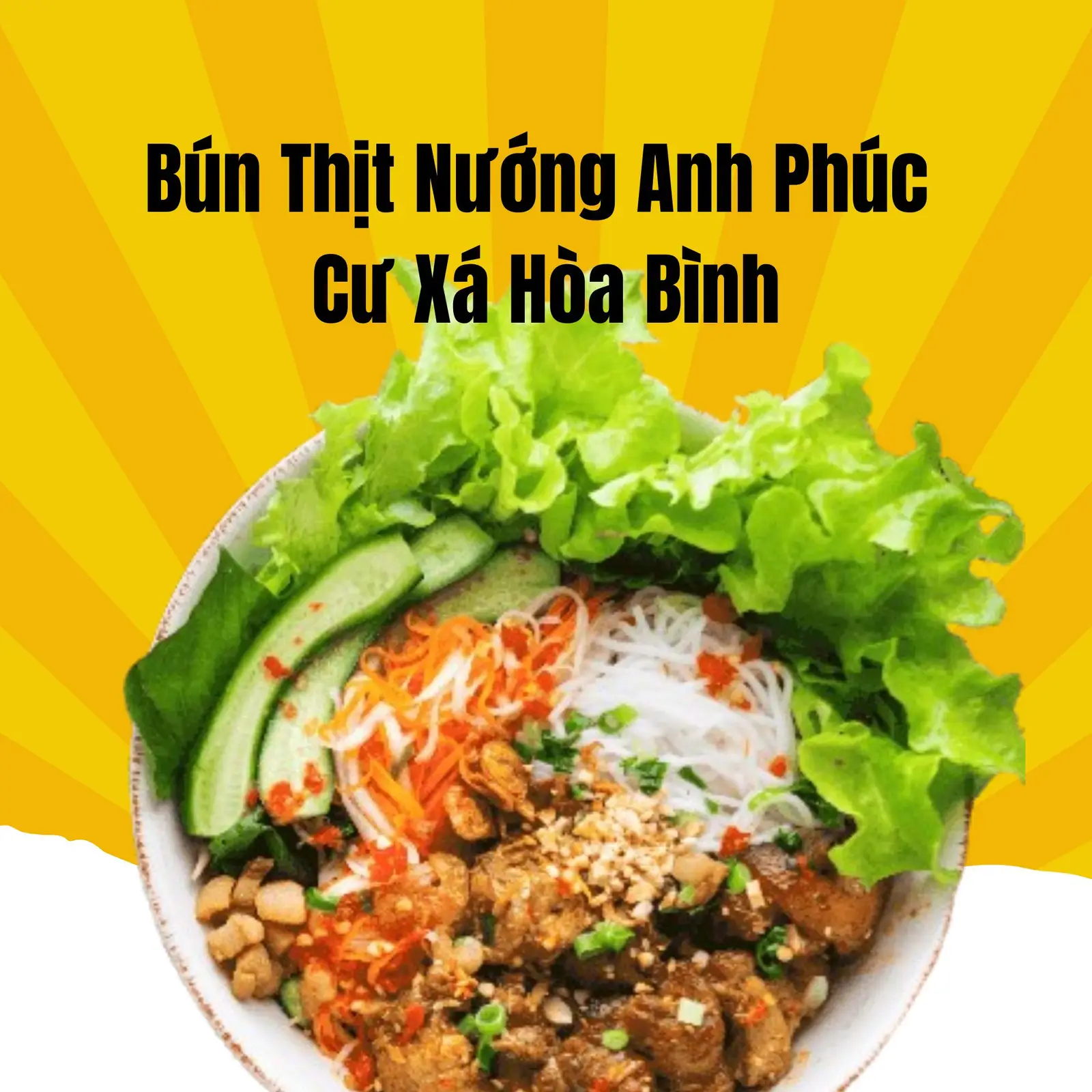 Hình ảnh Bún Thịt Nướng Anh Phúc Cư Xá Hòa Bình - Hòa Bình