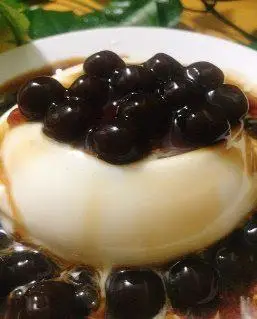 Hình ảnh Tàu hũ Singapo trân châu đường đen