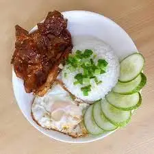 Hình ảnh Cơm sườn ốp la