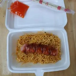 Hình ảnh Mì trộn khô 1 vắt 1 xúc xích