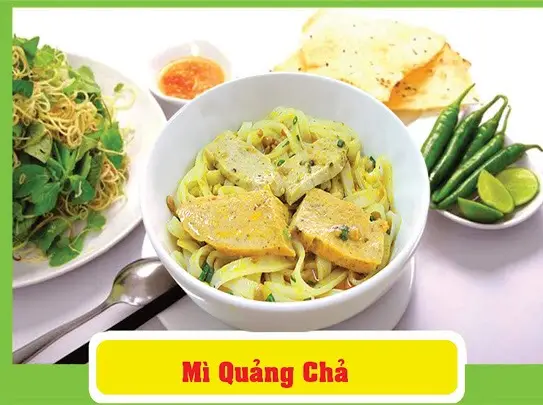 Hình ảnh Mì Quảng chả cua chả tôm