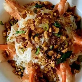 Hình ảnh Bún trộn tôm thịt