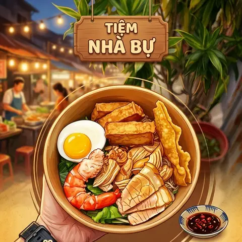 Hình ảnh Tiệm Nhà Bự - Bún Nước Tương, Bún Thịt Xào & Nui Xào - Ấp Hậu Lân