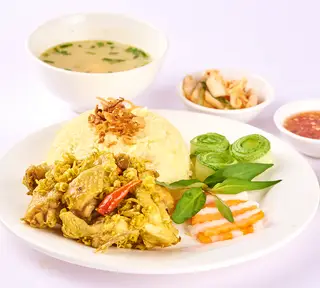 Hình ảnh Cơm gà kho sả