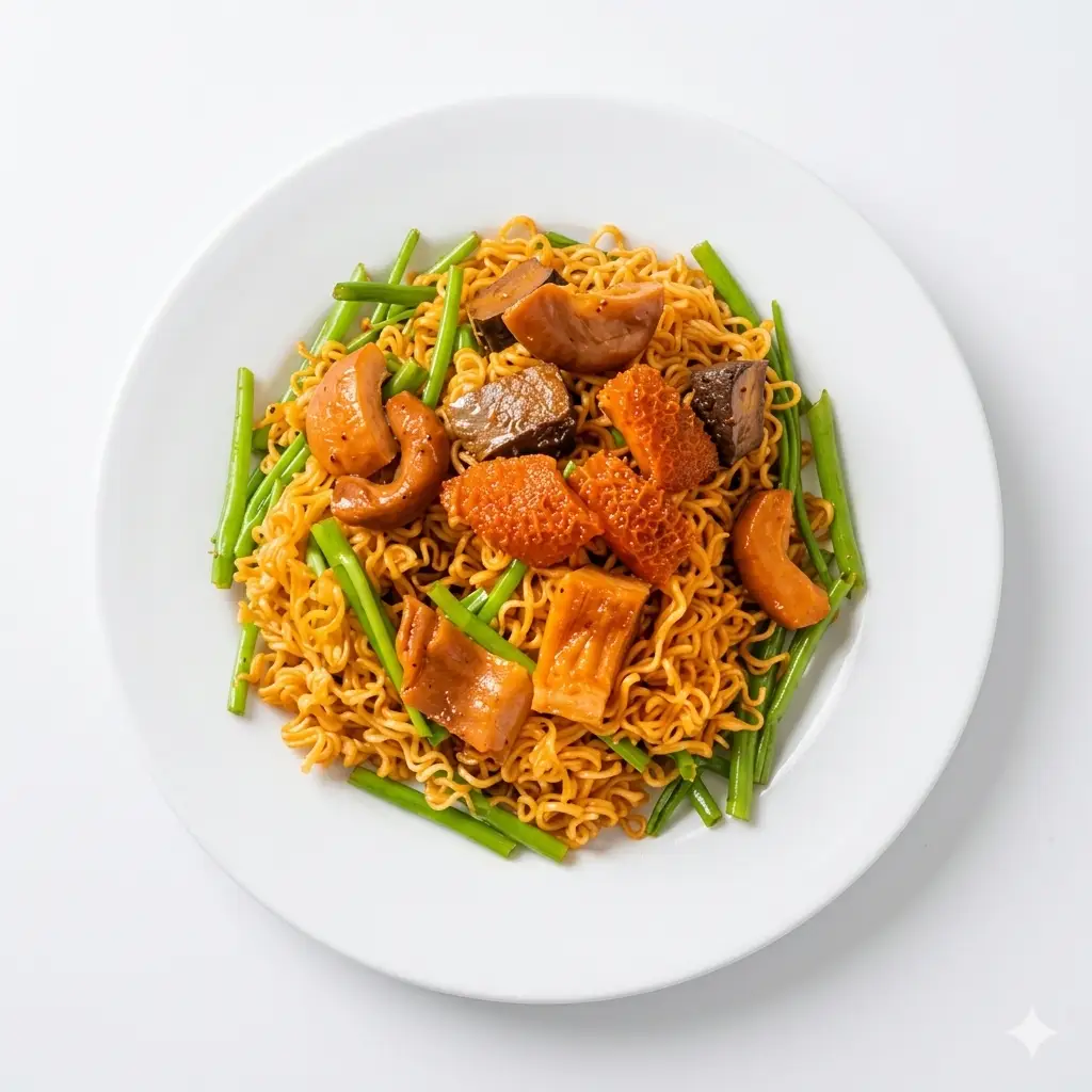 Hình ảnh Mì gói trộn khô