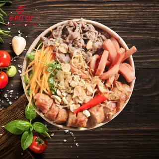 Hình ảnh Bún trộn đặc biệt - nem nướng