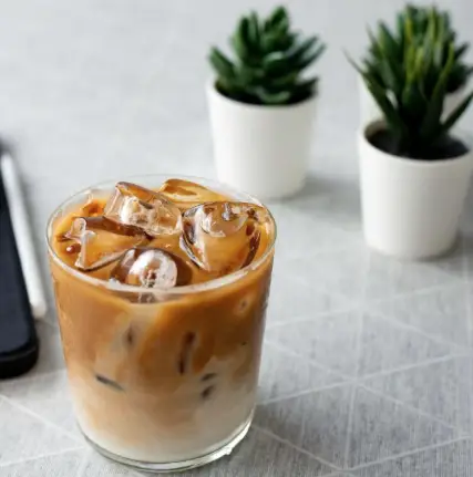 Hình ảnh Cà phê sữa pha máy