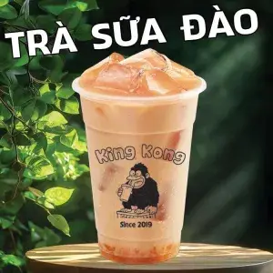 Hình ảnh Trà đào sữa hoàng kim