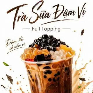 Hình ảnh Trà sữa đậm vị (Full topping)