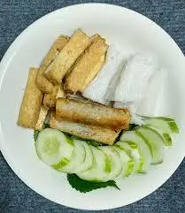Hình ảnh Bún đậu chay - dưa món