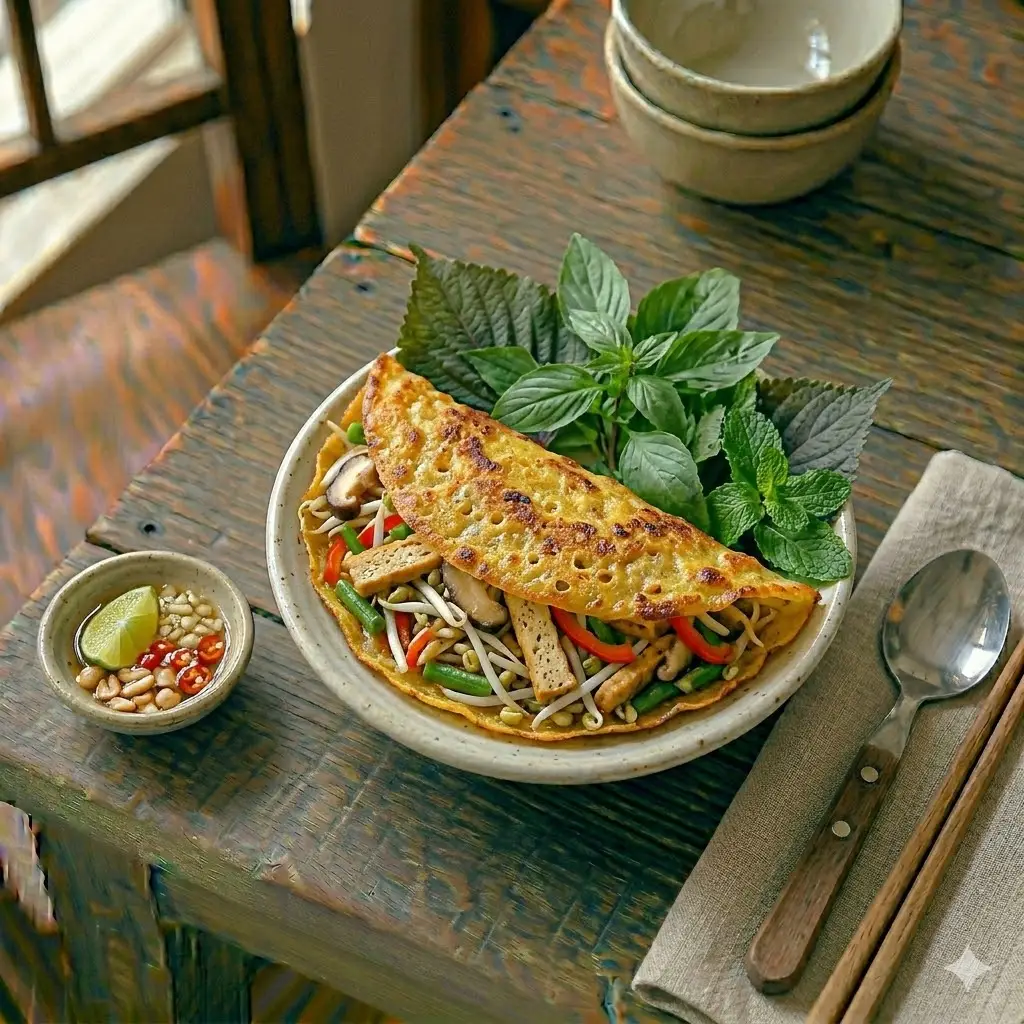 Hình ảnh Bánh xèo chay