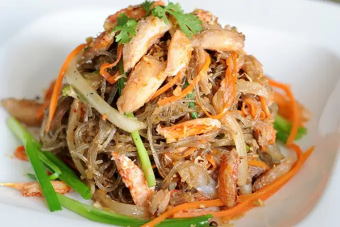 Hình ảnh Miến xào cua