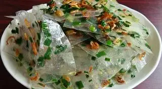 Hình ảnh Bánh tráng trộn mỡ hành