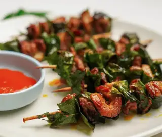 Hình ảnh Xiên thịt lá