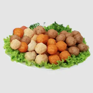 Hình ảnh ComBo 30 viên Cá + Bò + Tôm Viên
