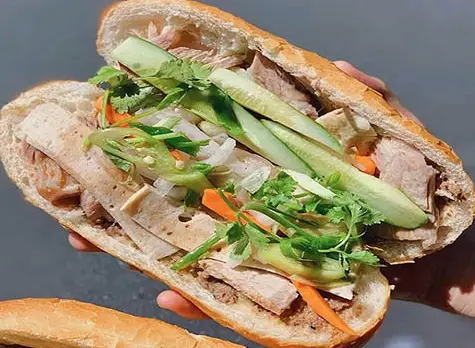 Hình ảnh Bánh mì thịt chả