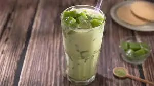 Hình ảnh Matcha sữa gạo rang
