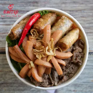 Hình ảnh Bún Trộn Đặc Biệt - Nem rán