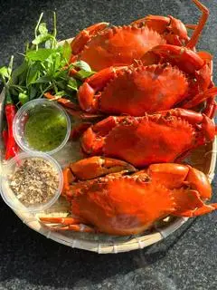 Hình ảnh Cua thịt hấp 4 con