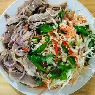 Hình ảnh Gỏi vịt góc tư kèm cháo