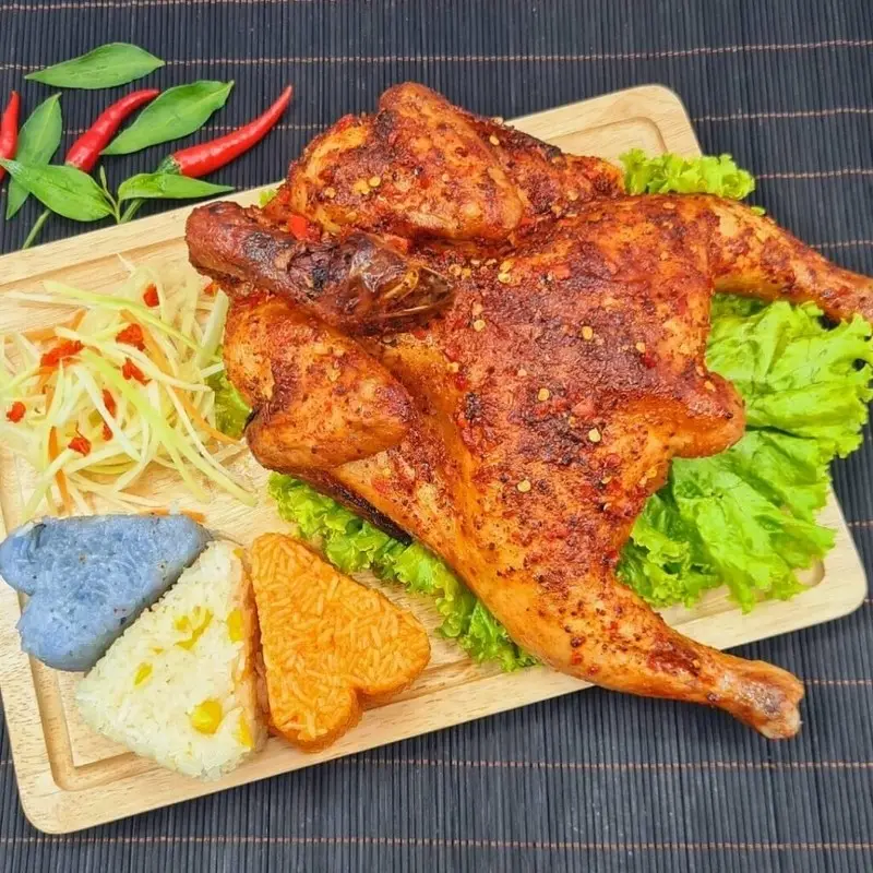 Hình ảnh Gà Nướng Muối Ớt - Ăn Vặt Thảo Panda - Võ Văn Kiệt