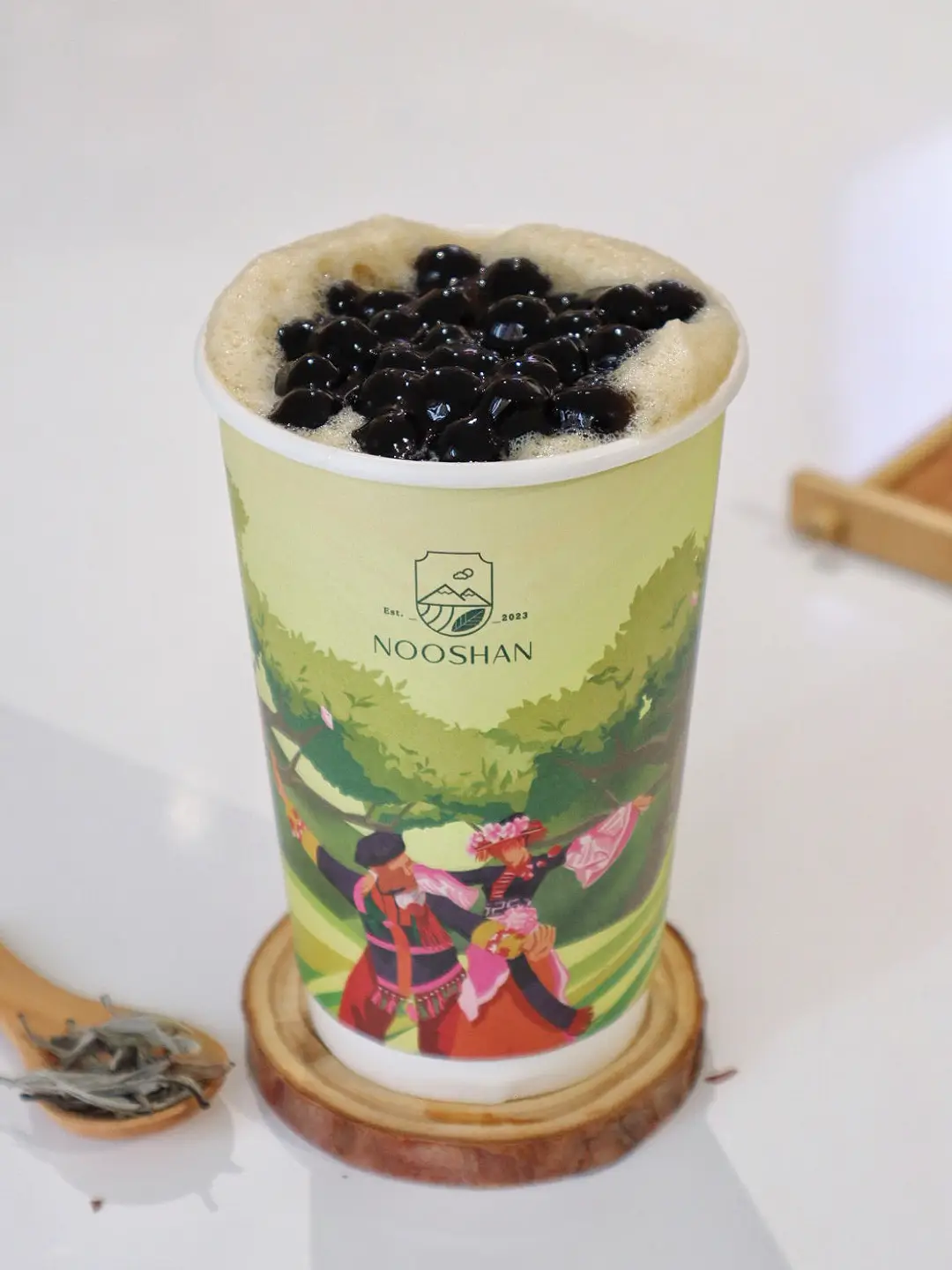 Hình ảnh Shan xanh tuyết hoa nhài