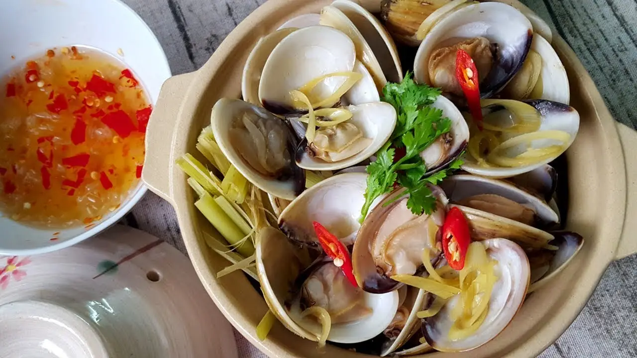 Hình ảnh Nghêu hấp sả