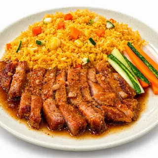 Hình ảnh Cơm rang thịt nướng tiêu đen Hòa Tiến