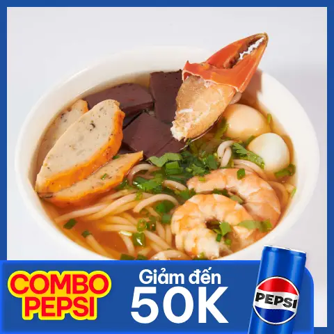 Hình ảnh Combo Bánh canh xương + Pepsi