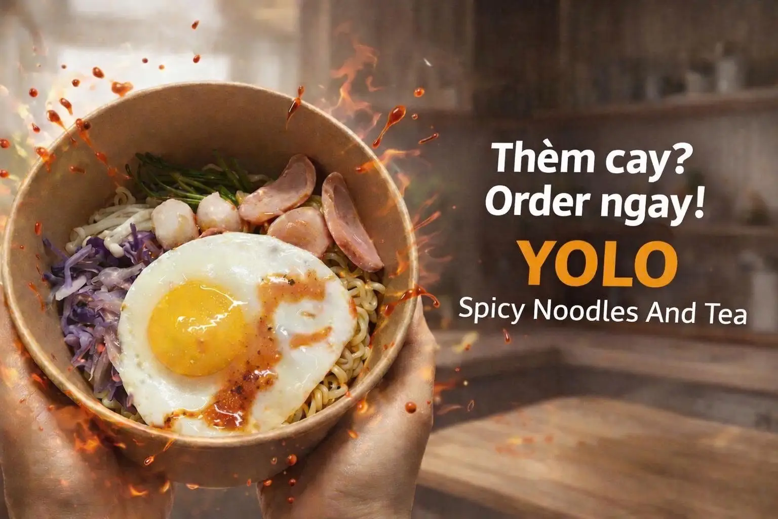 Hình ảnh YOLO - MÌ CAY KHÔ & TRÀ - Điện Biên Phủ