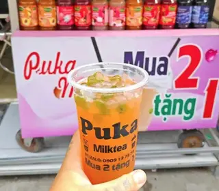Hình ảnh Trà đào trân châu