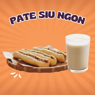 Hình ảnh Combo sữa đậu - 3 bánh mỳ que
