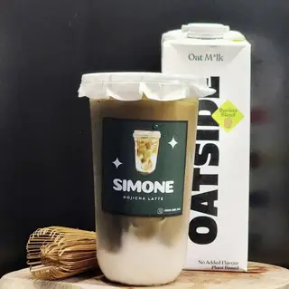 Hình ảnh Hojicha Latte (Sữa Oatside) (Lớn)