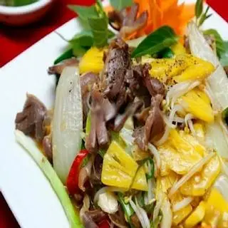 Hình ảnh Lòng mề xào giá dứa