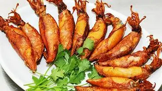 Hình ảnh Mực ống nướng mọi
