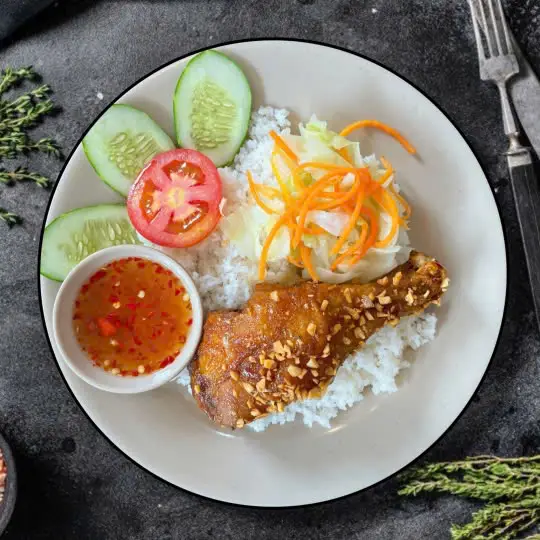 Hình ảnh Cơm chiên ĐÙI TỎI(GÀ TƯƠI SIZE LỚN)