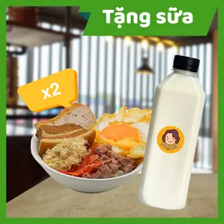 Hình ảnh Combo 2 xôi thập cẩm, tặng 1 sữa đậu