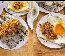 Hình ảnh Bánh cuốn trứng chả