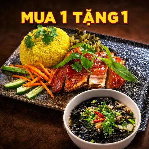 Hình ảnh Mua 1 Tặng 1 - mua 1 Cơm Gà Nướng Mật Ong tặng 1 Canh Rong Biển