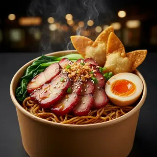 Hình ảnh Mì Trộn Hong Kong Xá Xíu Đậm Vị (Đặc Biệt)