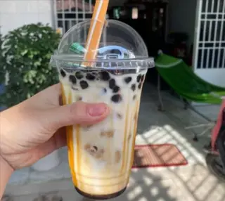 Hình ảnh Sữa tươi trân châu đường đen
