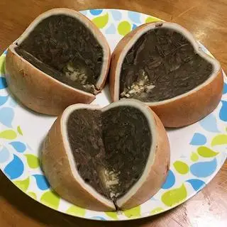 Hình ảnh {Đặt trước 3 ngày} - Bánh Flan Trái Dừa vị Cacao (Chocolate Coconut Flan Cake)