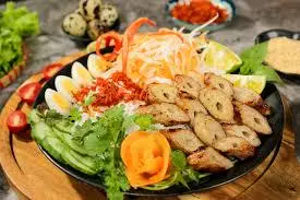 Hình ảnh Bún đậu dồi sụn - nem nướng