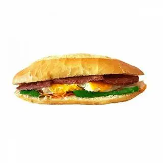 Hình ảnh Bánh mì chả bò trứng