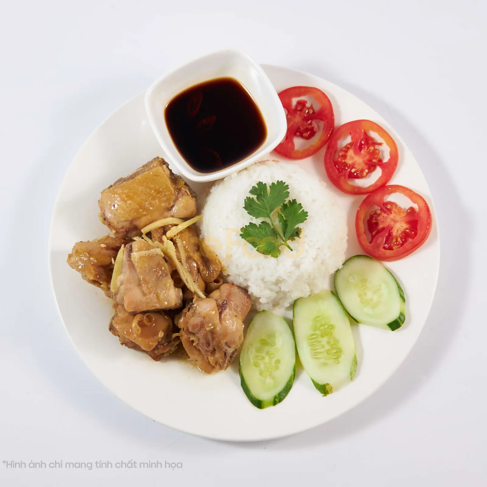 Hình ảnh Cơm gà kho